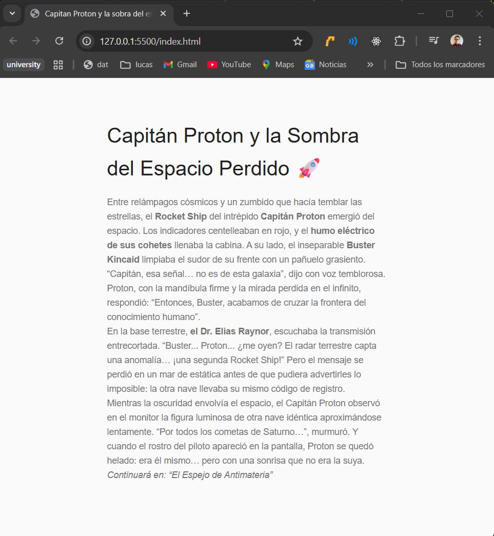 La historia sin el favicon