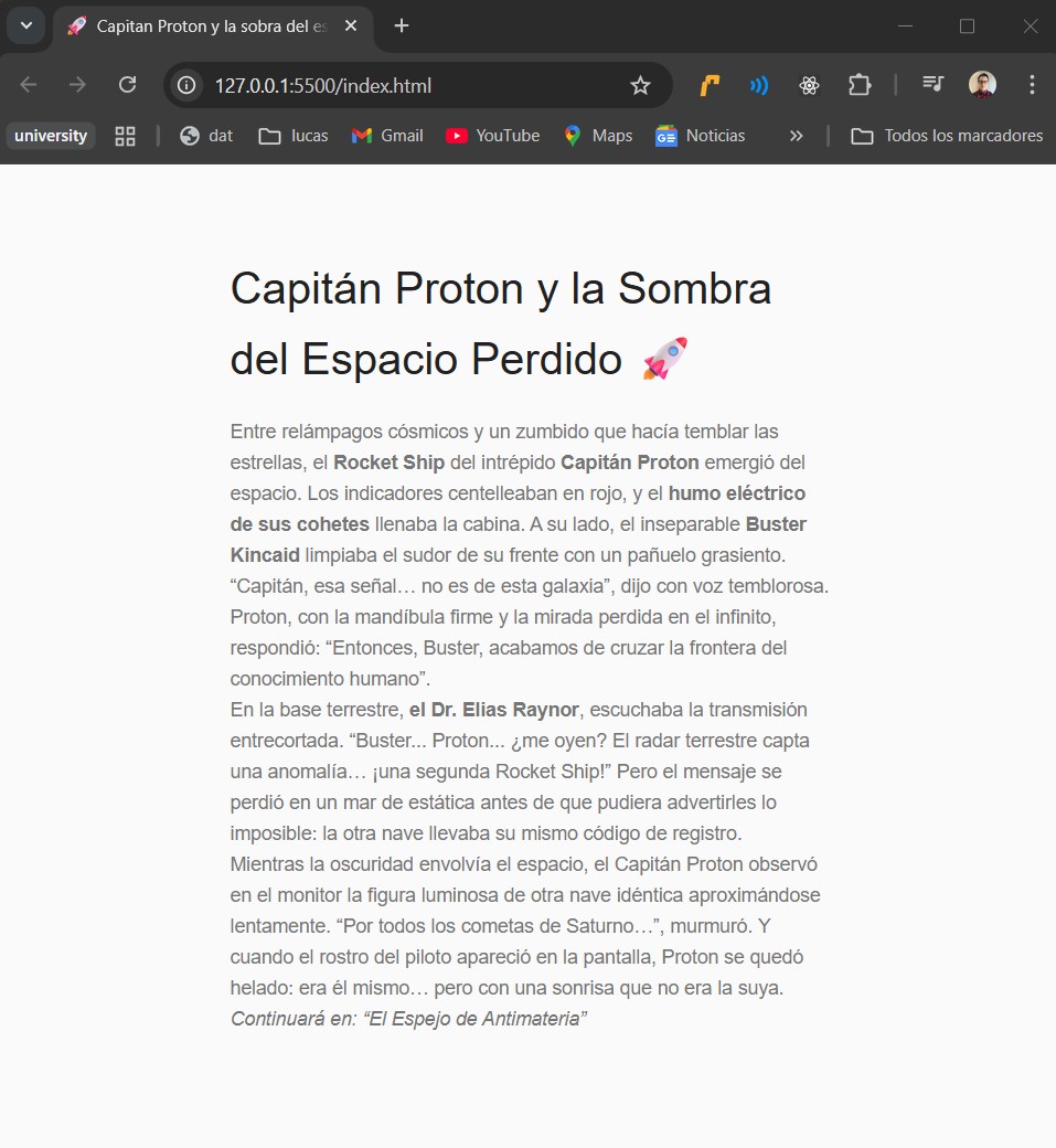 La historia con el favicon